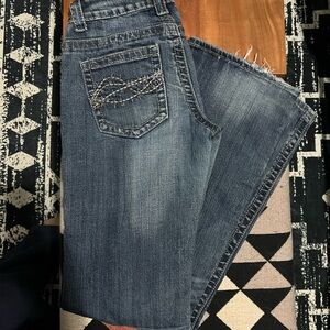 Cowgirl Tuff Blue Flare Jeans